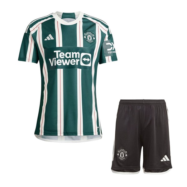 Camiseta Manchester United Replica Segunda Ropa Niño 2023/24